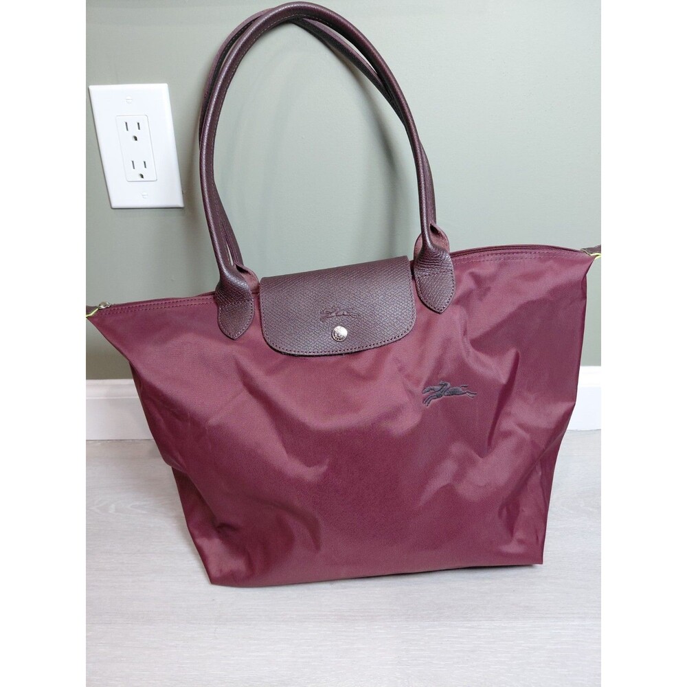 LONGCHAMP Le Pliage L Tote Bag Shoulder Bag Travel Bag Folding - Burgundy